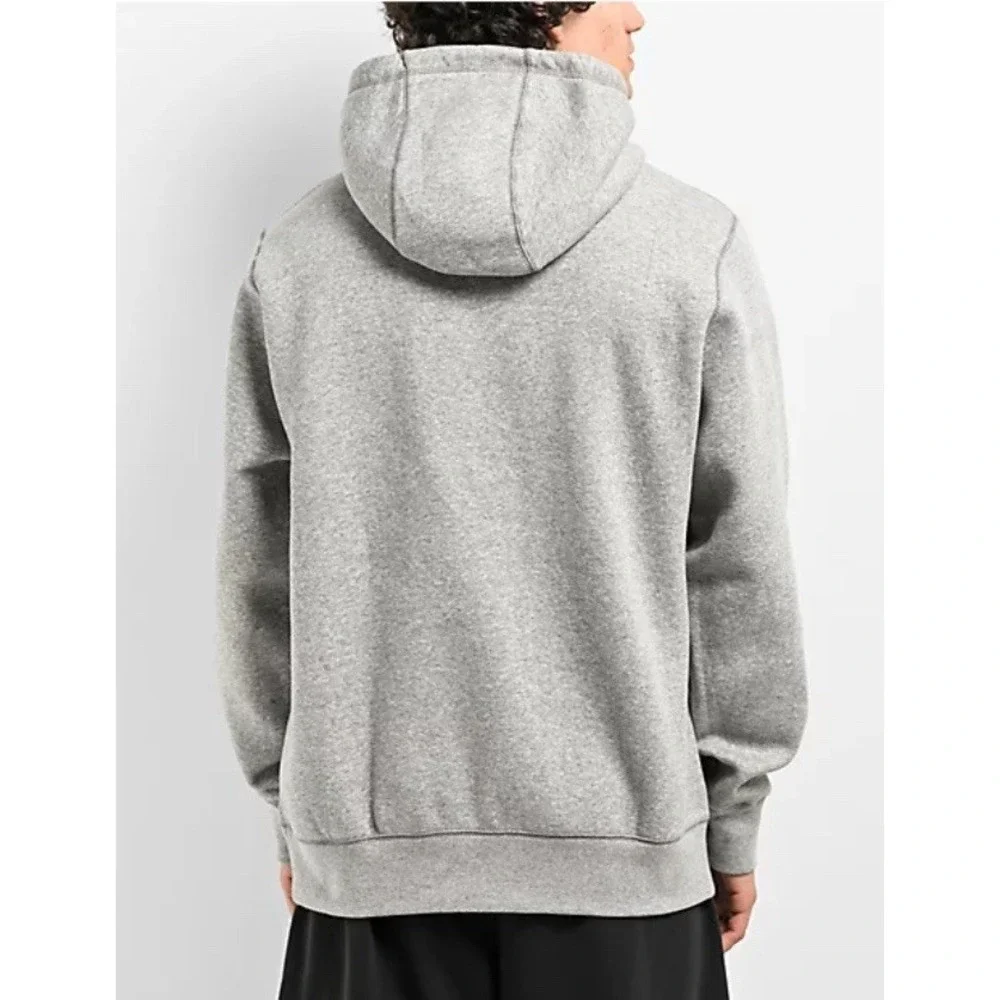 Nike‎ Club Fleece Pullover Hoodie Sweatshirt FN3104-063 Gray Mens Size-Med NWT